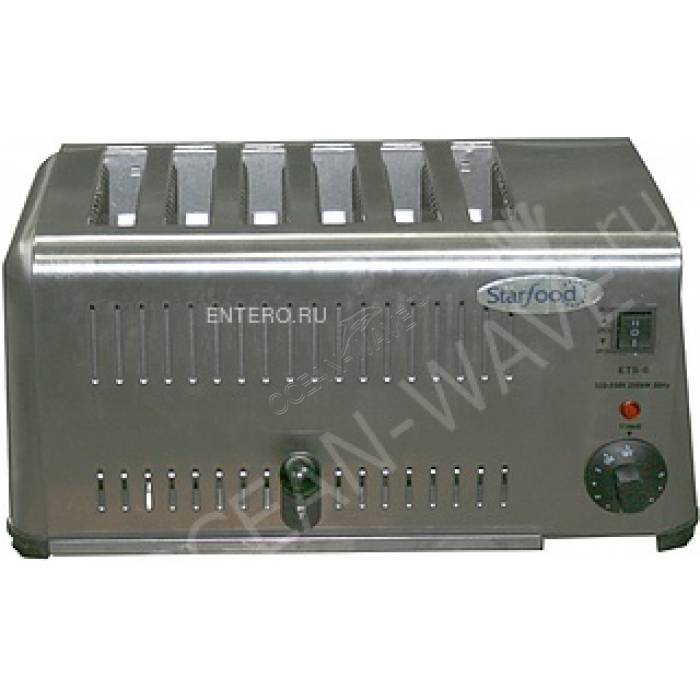 Тостер Starfood EST-6 - купить в интернет-магазине OCEAN-WAVE.ru