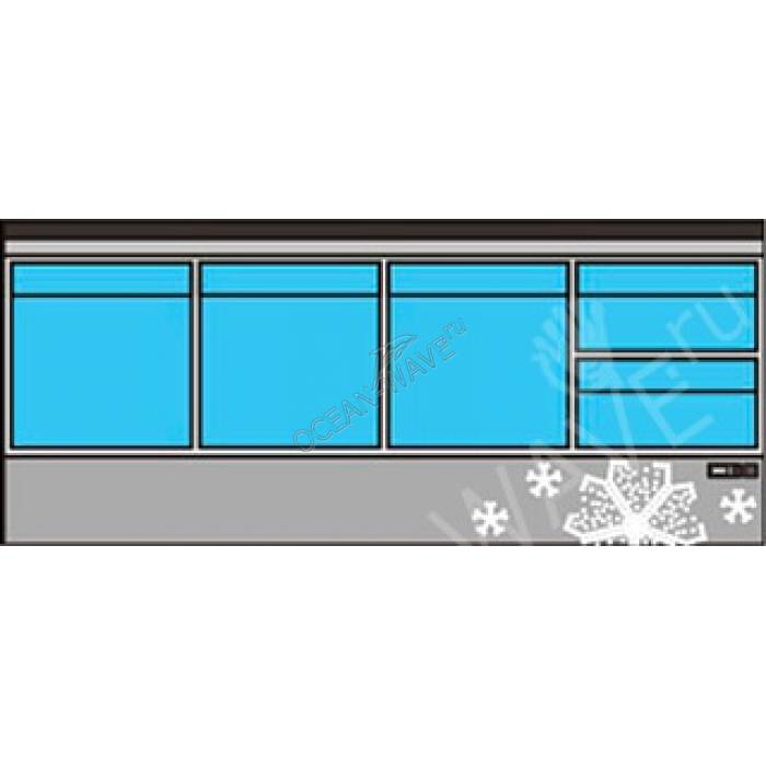 Стол холодильный Кобор NC71-3D2B - купить в интернет-магазине OCEAN-WAVE.ru