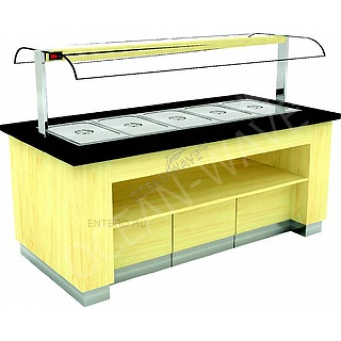 Салат-бар тепловой INOKSAN INO-OSF-HL133 - купить в интернет-магазине OCEAN-WAVE.ru