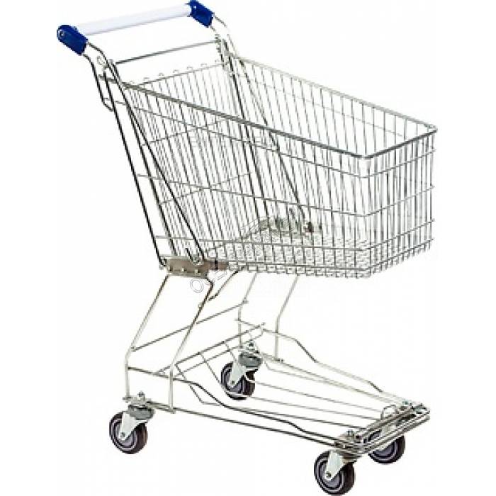 Тележка покупательская EKSI ESX-60 TPR синяя - купить в интернет-магазине OCEAN-WAVE.ru