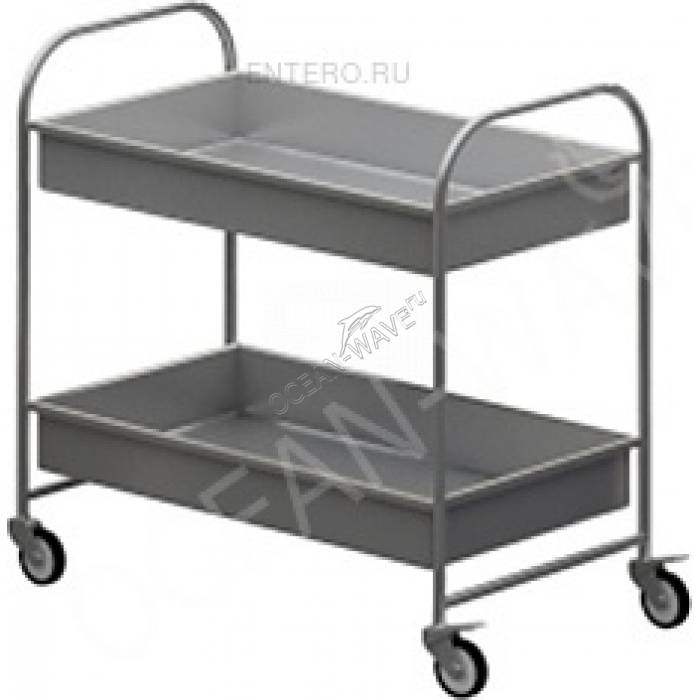 Тележка для сбора посуды Cryspi ТГП-2П - купить в интернет-магазине OCEAN-WAVE.ru