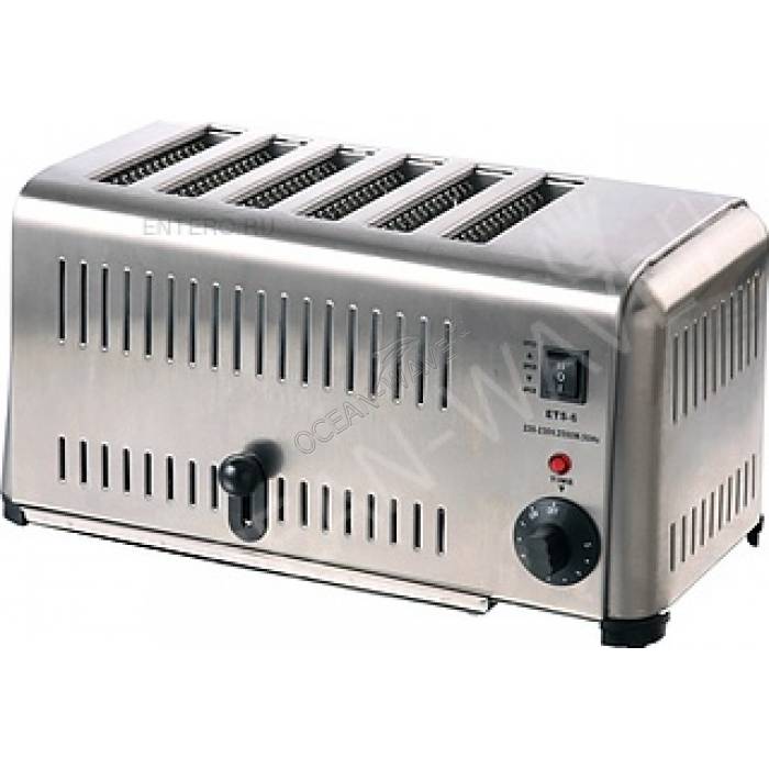 Тостер GASTRORAG TT-ETS-6 - купить в интернет-магазине OCEAN-WAVE.ru