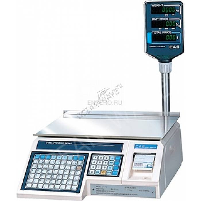 Весы торговые CAS LP-15R (v1.6) - купить в интернет-магазине OCEAN-WAVE.ru