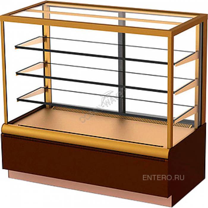 Витрина кондитерская Carboma ВХСв-0,9д Cube Люкс - купить в интернет-магазине OCEAN-WAVE.ru