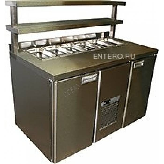 Стол холодильный Carboma BAR-480 Салат - купить в интернет-магазине OCEAN-WAVE.ru