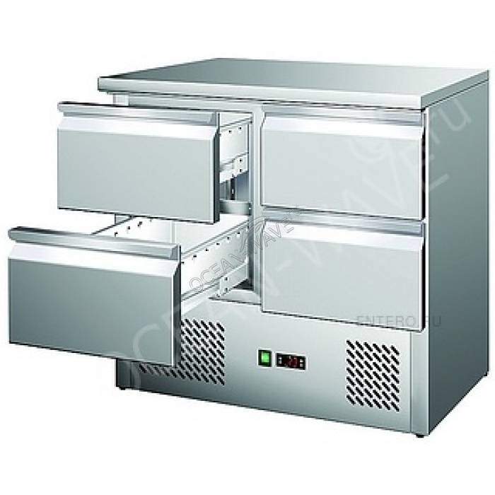 Стол холодильный GASTRORAG S901 SEC 4D - купить в интернет-магазине OCEAN-WAVE.ru