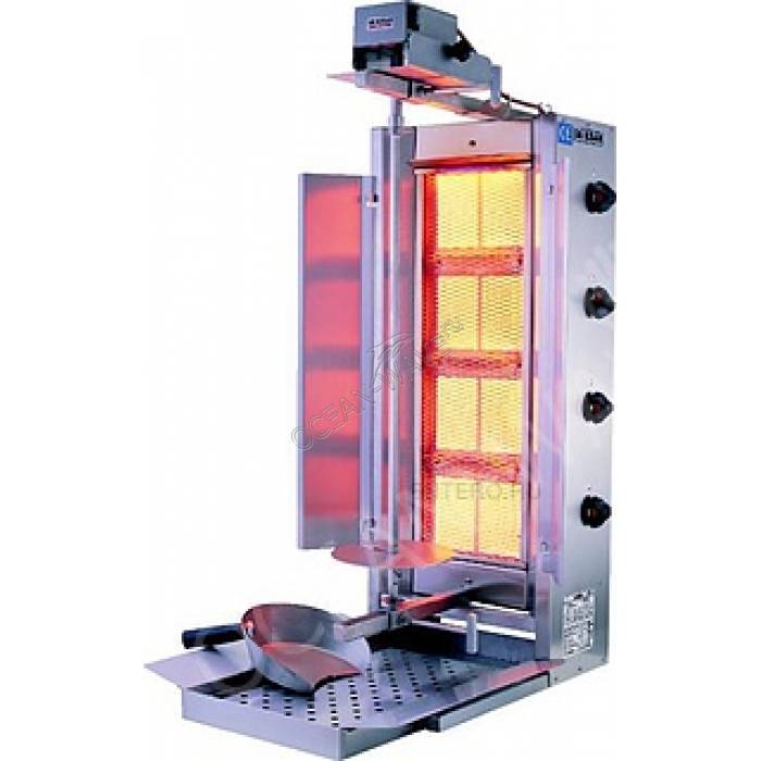 Гриль для шаурмы газовый INOKSAN INO-PDG402 - купить в интернет-магазине OCEAN-WAVE.ru