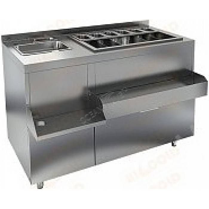 Барная станция HICOLD НБМКС-12/6БПК - купить в интернет-магазине OCEAN-WAVE.ru