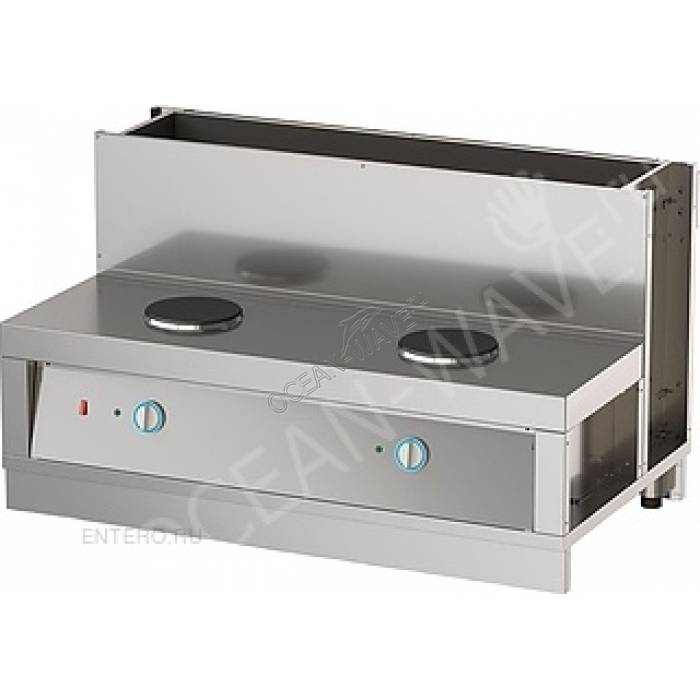 Мармит ATESY Регата (для первых блюд, 2-конфорочный) - купить в интернет-магазине OCEAN-WAVE.ru