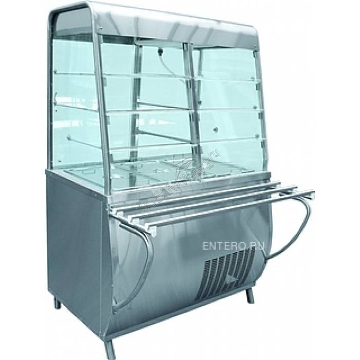 Прилавок-витрина холодильный Abat ПВВ(Н) 70Т-С-01-НШ - купить в интернет-магазине OCEAN-WAVE.ru