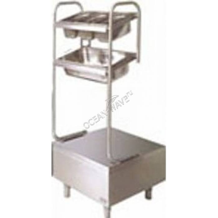 Прилавок для подносов и столовых приборов Kovinastroj (Kogast) SPPC-2 - купить в интернет-магазине OCEAN-WAVE.ru