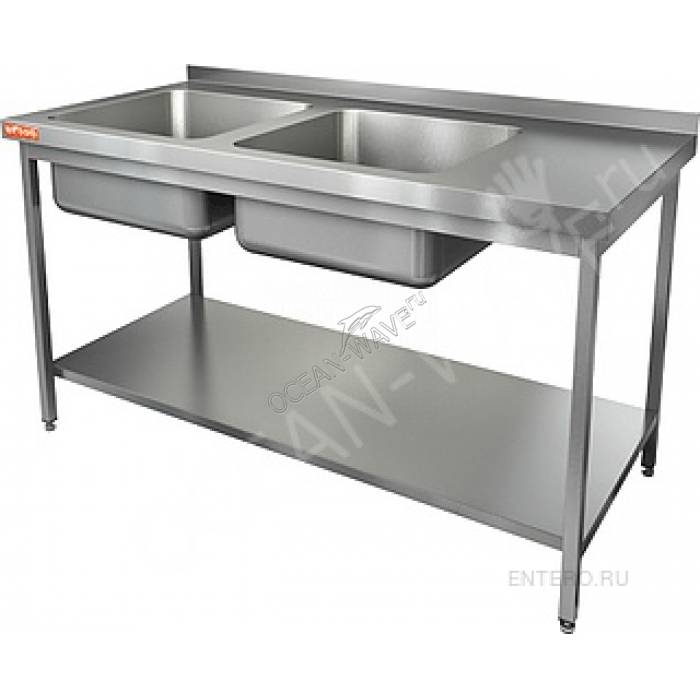 Ванна моечная HICOLD НСО2М-15/6БПЛ ЭЦ - купить в интернет-магазине OCEAN-WAVE.ru