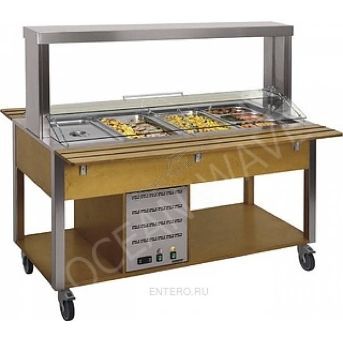 Стол шведский Metalcarrelli 6910.3M-R - купить в интернет-магазине OCEAN-WAVE.ru