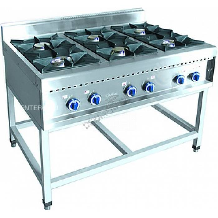 Плита газовая Abat ПГК-69П - купить в интернет-магазине OCEAN-WAVE.ru