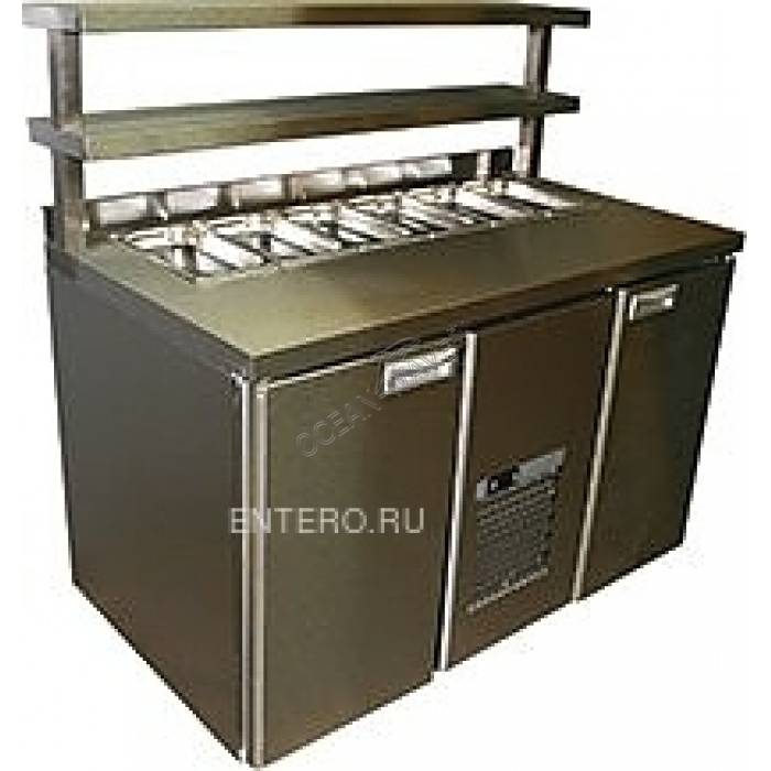Стол холодильный Carboma BAR-320 Салат - купить в интернет-магазине OCEAN-WAVE.ru