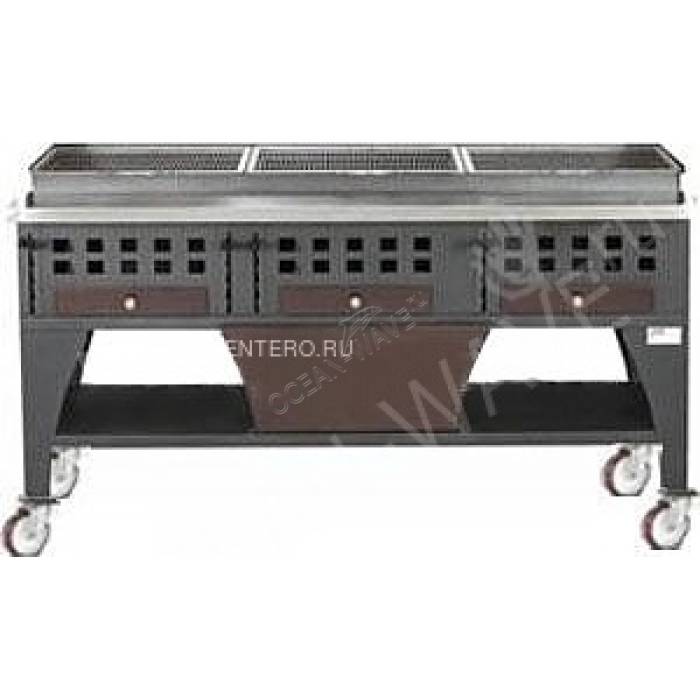 Гриль предвижной на углях для стейков PEVA B/B 200 - купить в интернет-магазине OCEAN-WAVE.ru