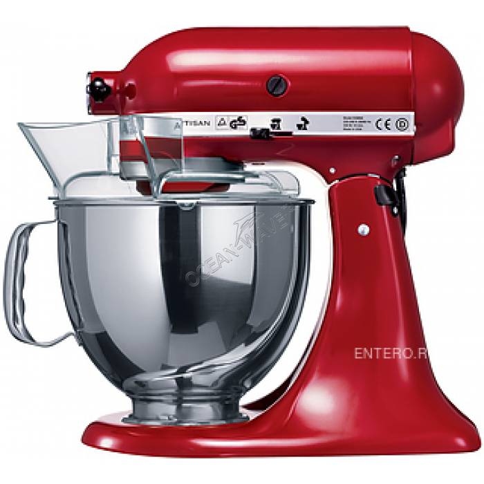 Миксер планетарный KitchenAid 5KSM125EER красный - купить в интернет-магазине OCEAN-WAVE.ru