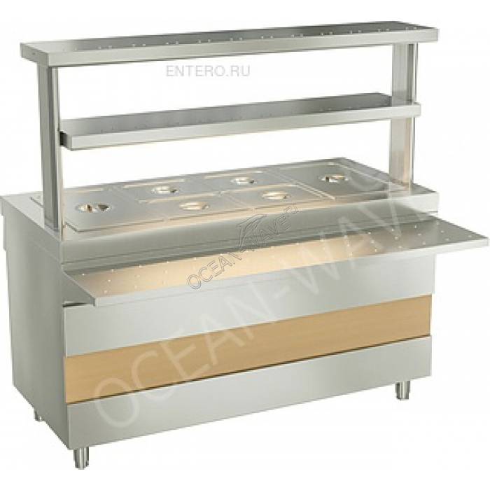 Мармит ATESY Ривьера (для вторых блюд, паровой, l=1500 мм, без гастроемкостей) - купить в интернет-магазине OCEAN-WAVE.ru