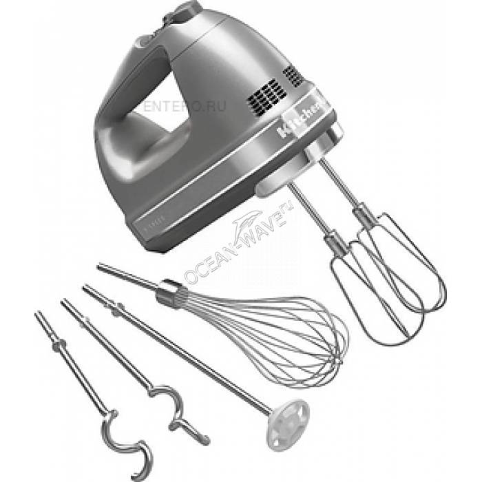Миксер ручной KitchenAid 5KHM9212ECU серебристый - купить в интернет-магазине OCEAN-WAVE.ru