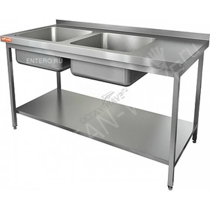 Ванна моечная HICOLD НСО2М-14/7БПЛ ЭН - купить в интернет-магазине OCEAN-WAVE.ru