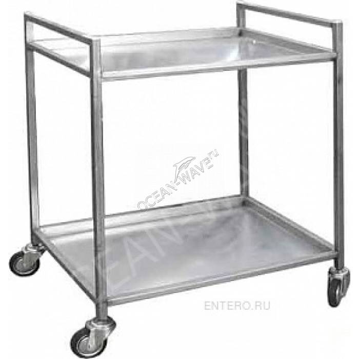 Тележка официанская Юг-Технология ТС-2-Н-ЮТ - купить в интернет-магазине OCEAN-WAVE.ru