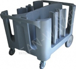 Тележка для тарелок EKSI C01 серая - купить в интернет-магазине OCEAN-WAVE.ru