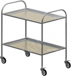 Тележка сервировочная Cryspi ТС Э с 2 полками - купить в интернет-магазине OCEAN-WAVE.ru