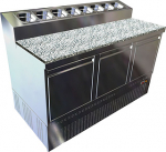 Стол холодильный Gastrolux СОП3Г-147/3Д/Sр - купить в интернет-магазине OCEAN-WAVE.ru