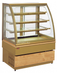 Витрина кондитерская UNIS Georgia III 1000 Self-service, gold - купить в интернет-магазине OCEAN-WAVE.ru