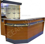 Стойка барная Cryspi Лира 2000 мм (прямая) - купить в интернет-магазине OCEAN-WAVE.ru