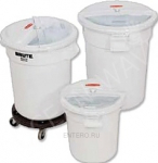 Контейнер для хранения Rubbermaid Brute FG262000WHT (без крышки) - купить в интернет-магазине OCEAN-WAVE.ru